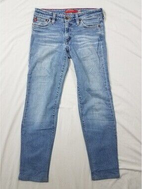 Big Star Womens Boot Cut Light Wash Stretch Jeans Size 26x27.5